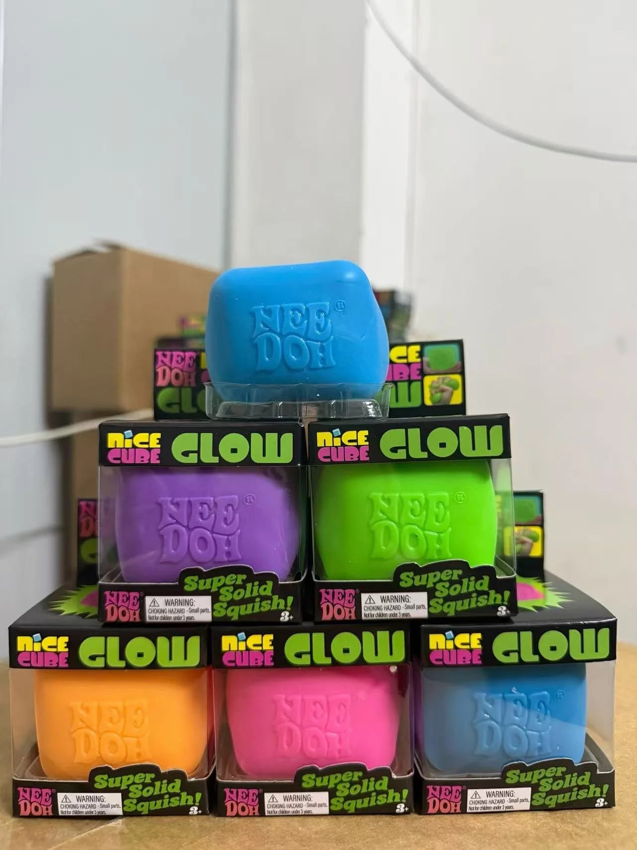 NeeDoh Nice Cube Glow Squishy