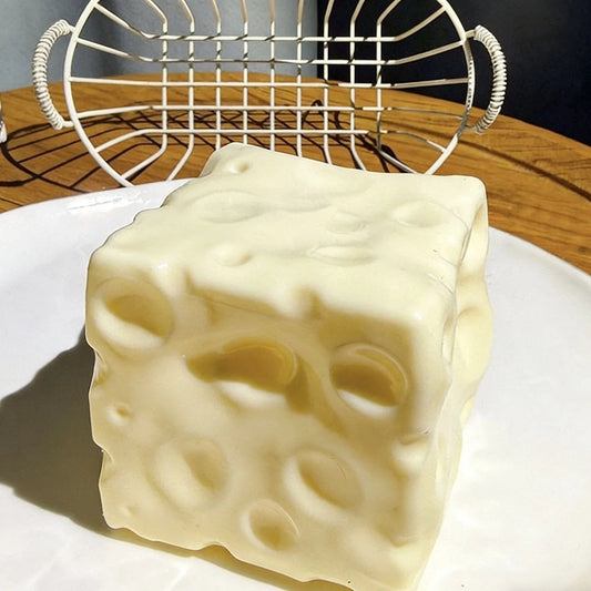 Realistic Square Cheese Squish